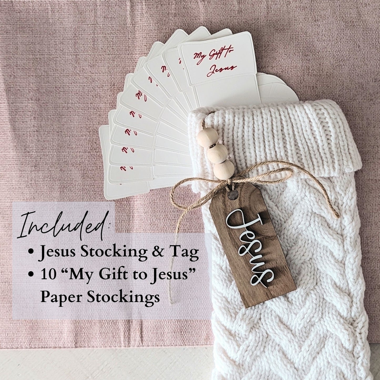 Jesus Stocking, My Gift to Jesus