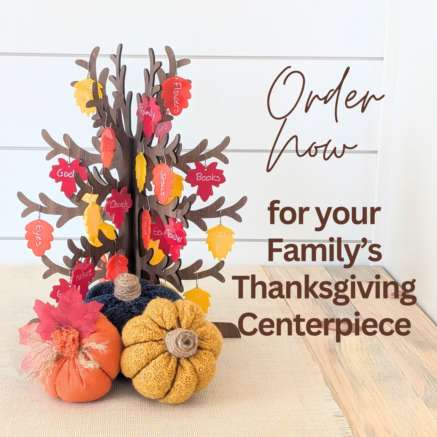 Gratitude Tree Set: Gratitude Leaves & Thankful Tree
