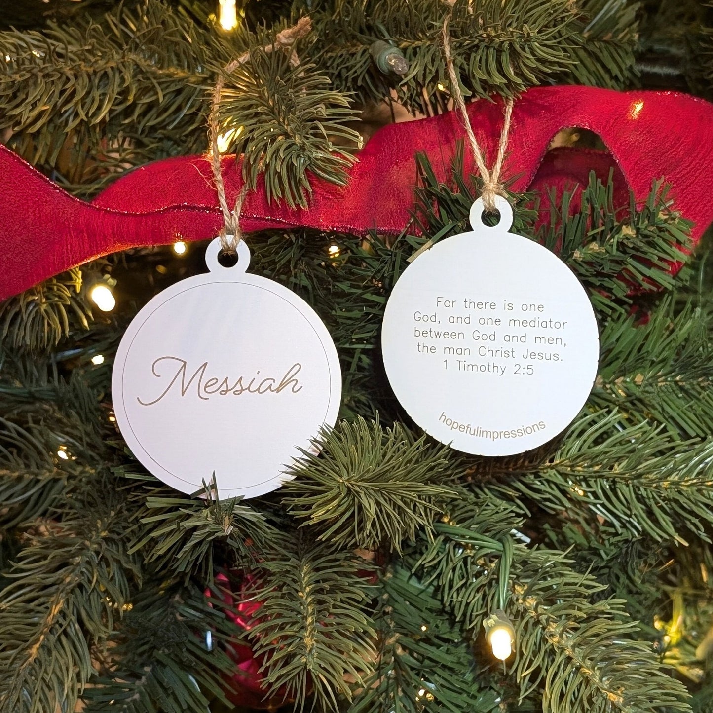 Names of Jesus Ornaments Set
