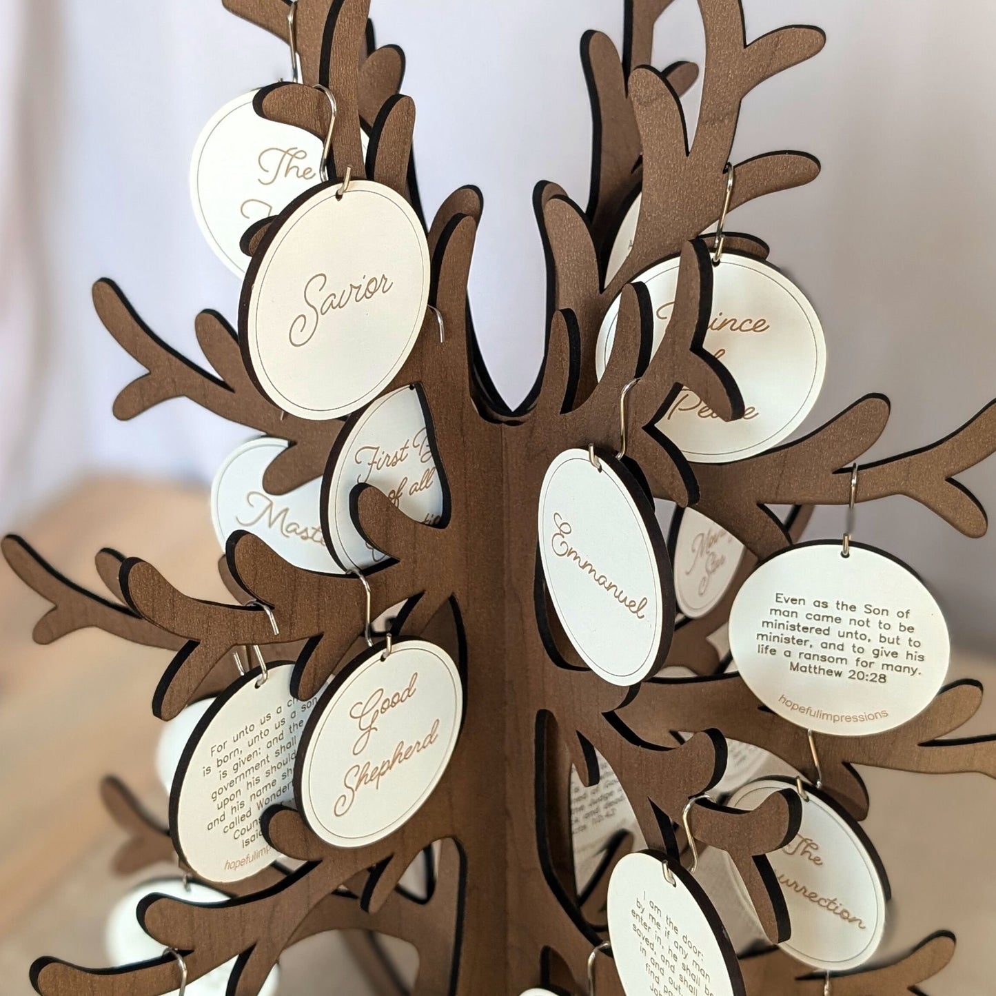 Names of Jesus Tree Set
