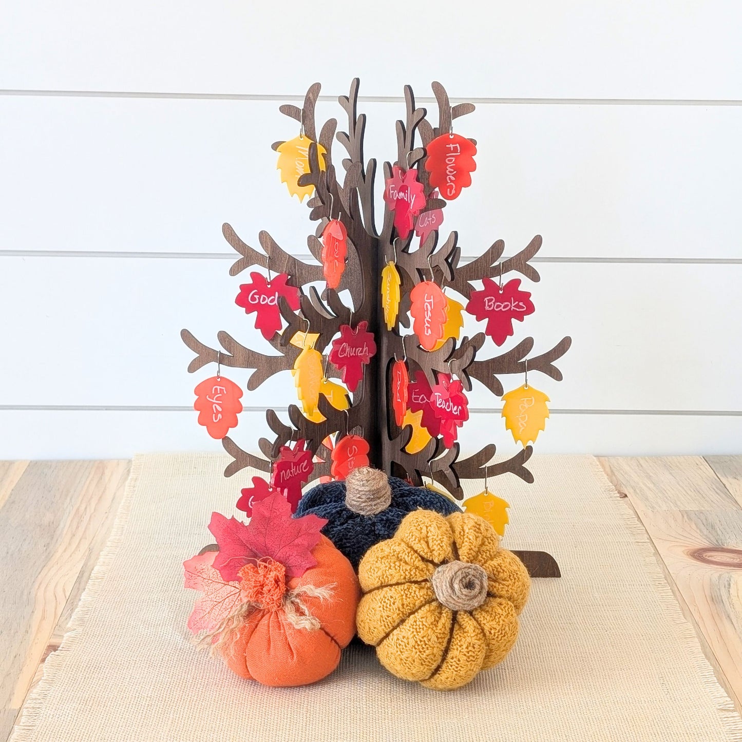 Gratitude Tree Set: Gratitude Leaves & Thankful Tree