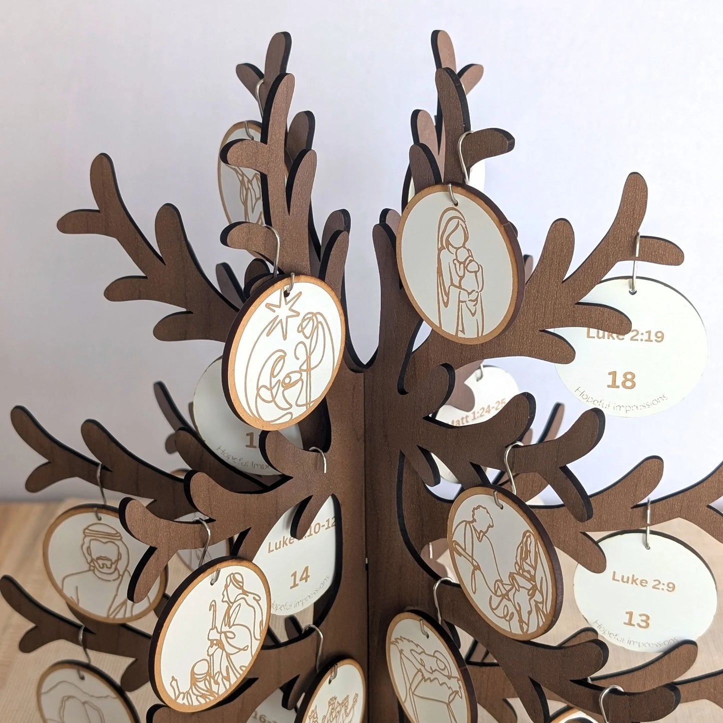 Christmas Advent Tree Set