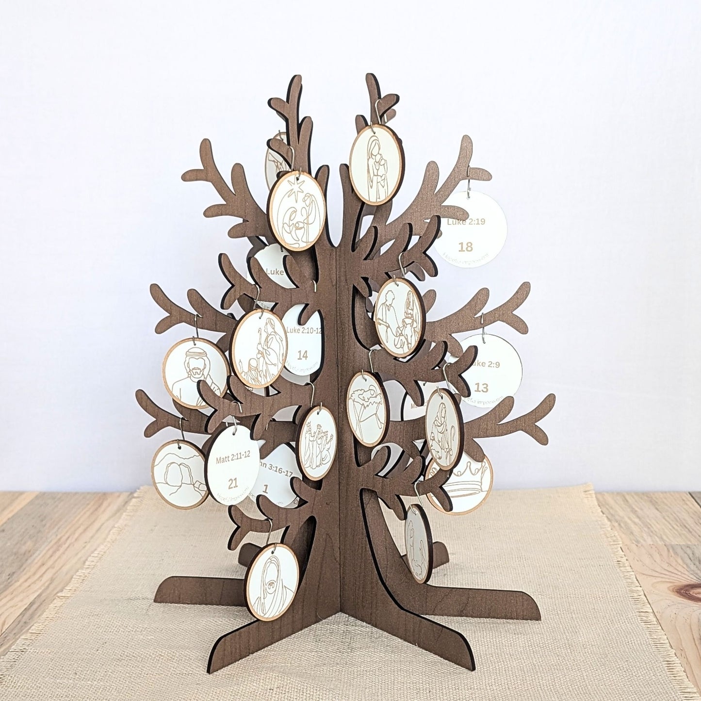 Christmas Advent Tree Set