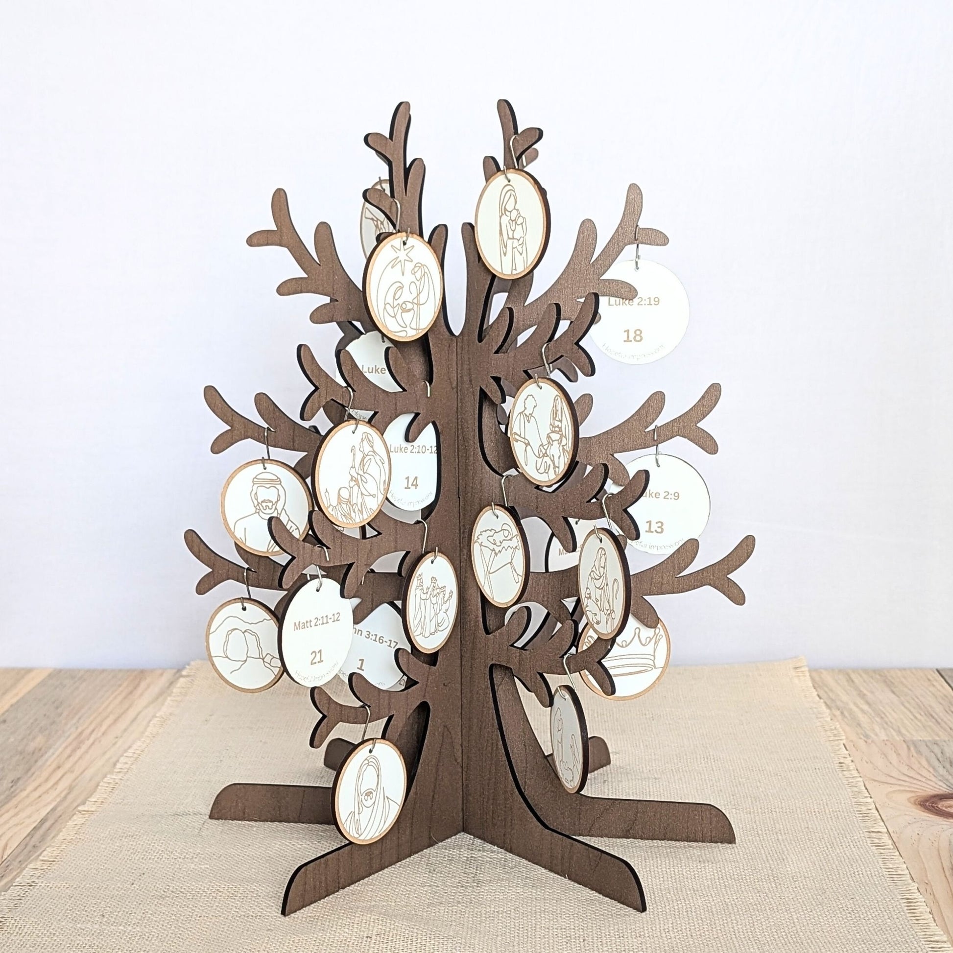 Christmas Advent Tree Set