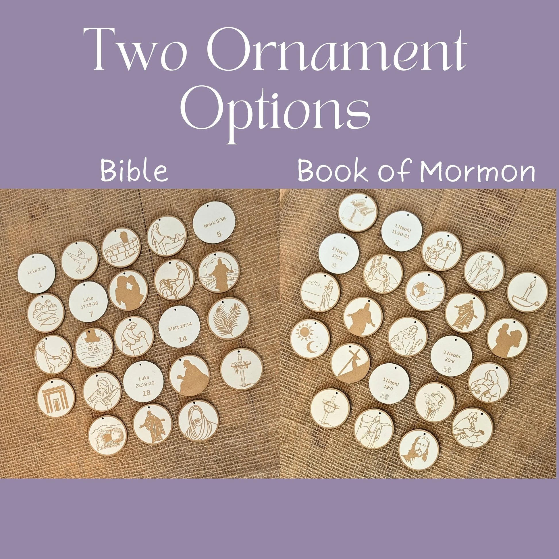 Book of Mormon Easter Advent Calendar Set: Easter Ornaments & Easter Tree