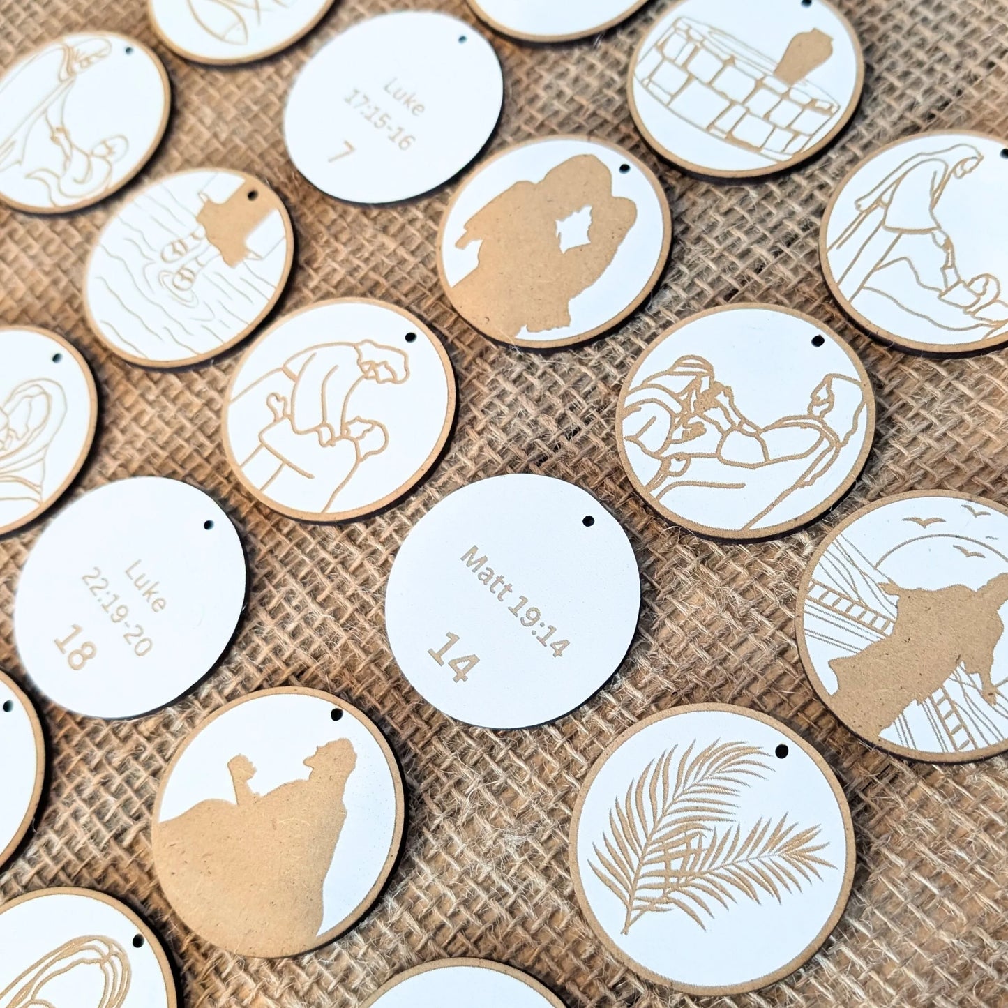 New Testament Easter Advent Ornaments