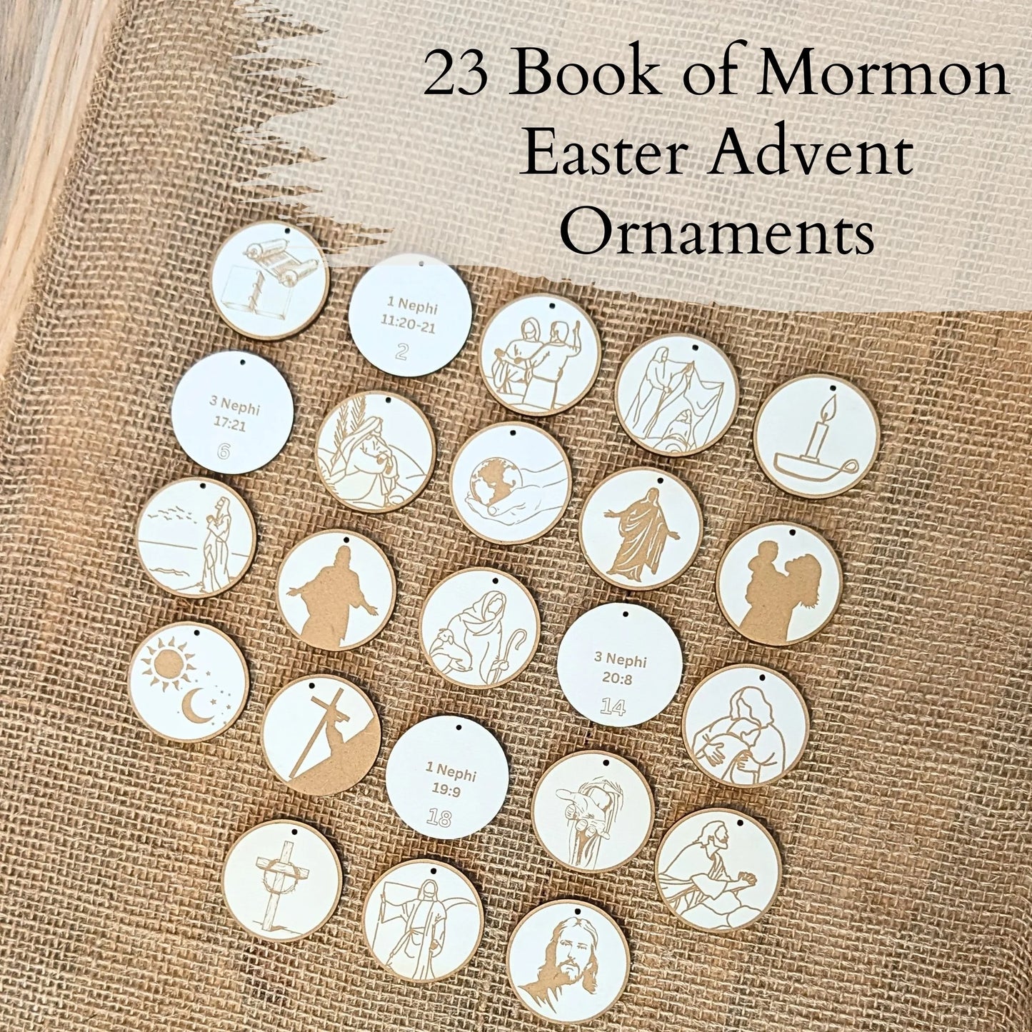 New Testament Easter Advent Ornaments