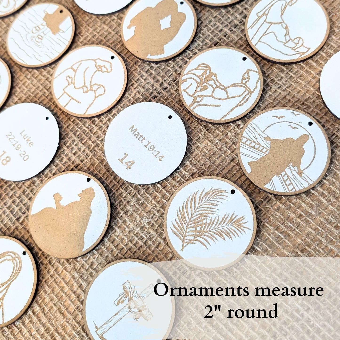 New Testament Easter Advent Ornaments