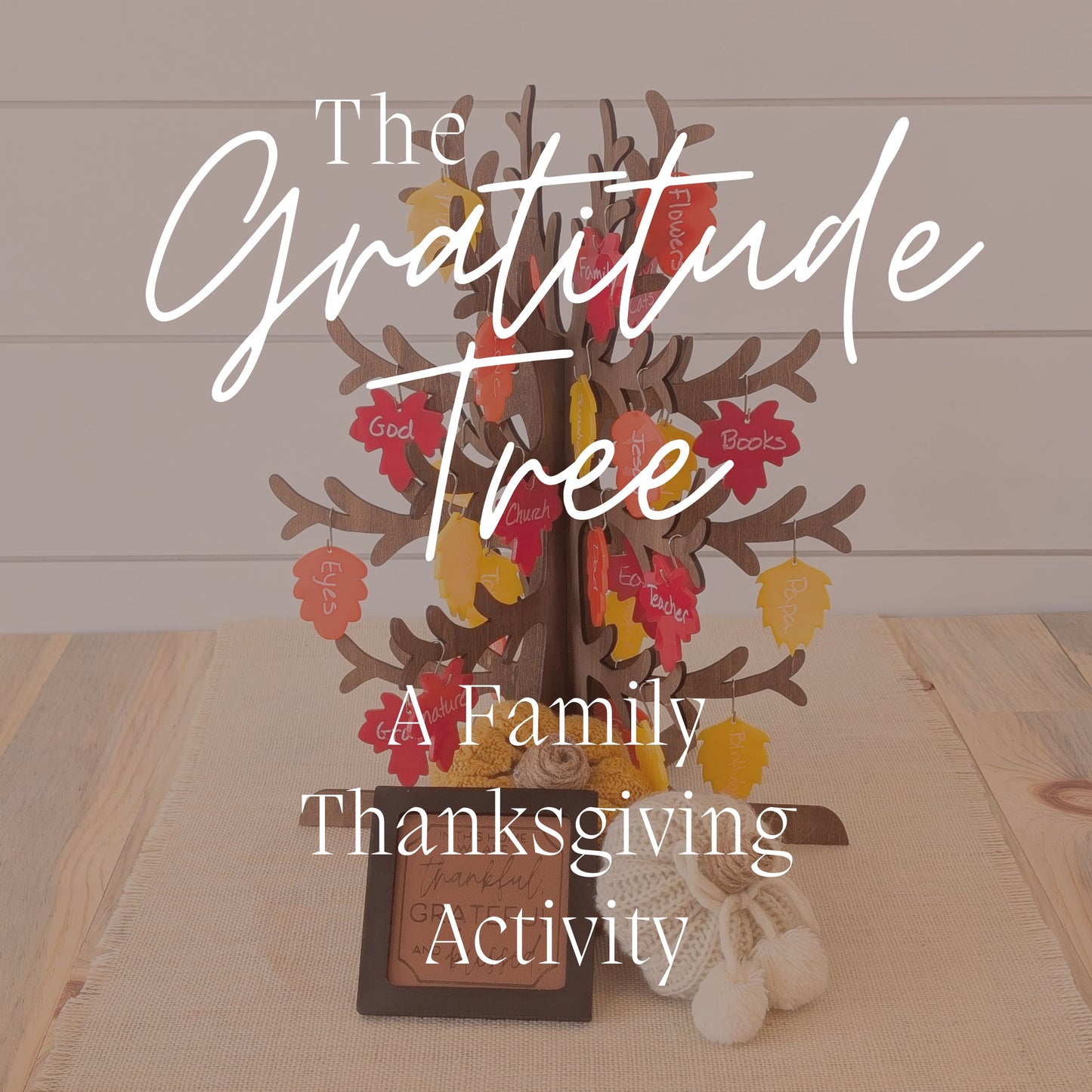 Gratitude Tree Set: Gratitude Leaves & Thankful Tree