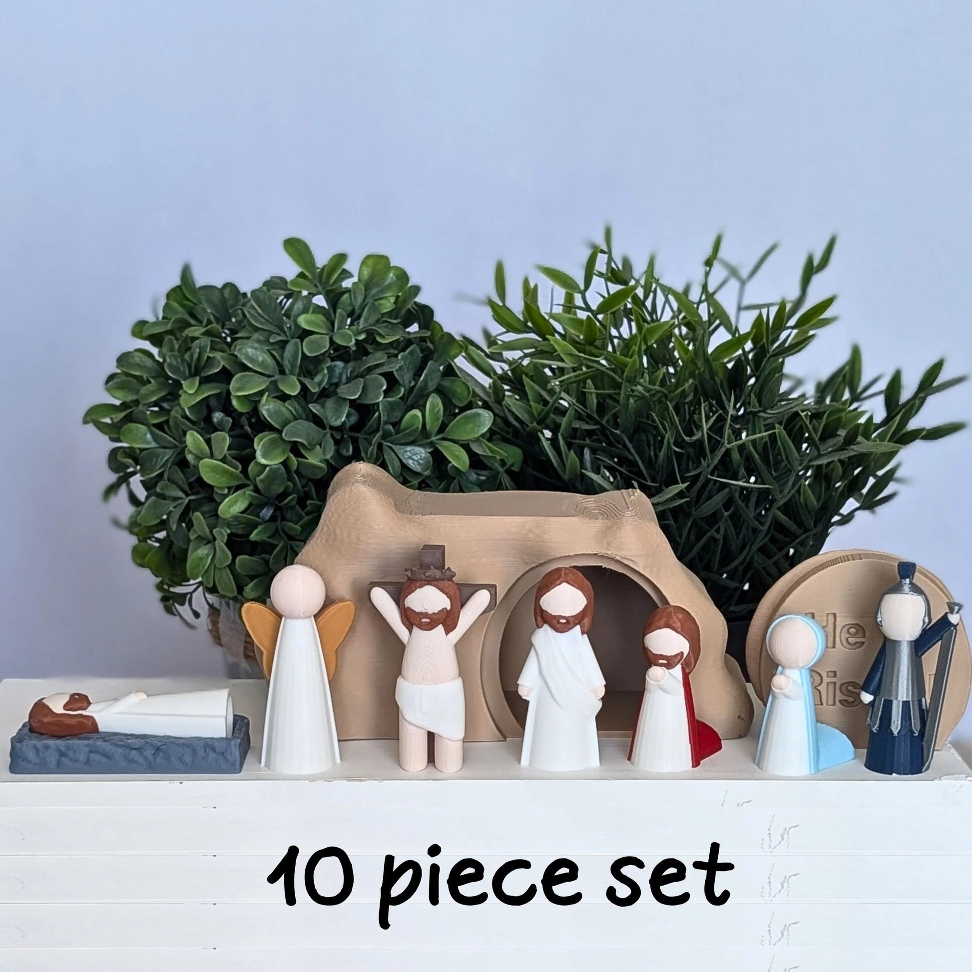 10-Piece Easter Crèche – A Hands-On Way to Share the Easter Story