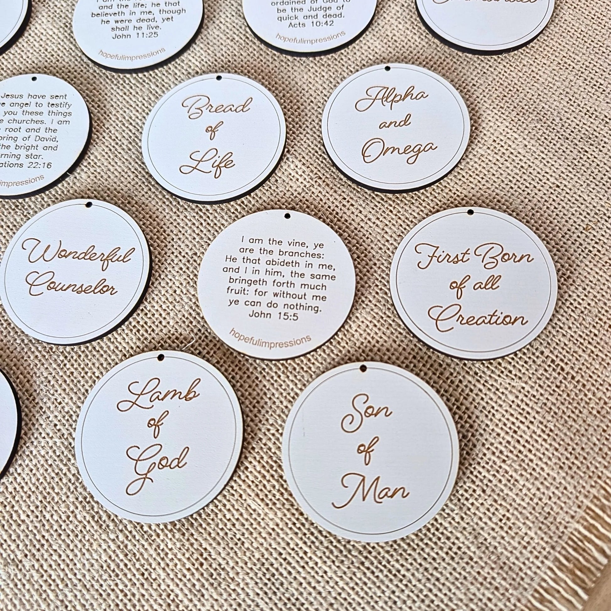 Names of Jesus Tree Set