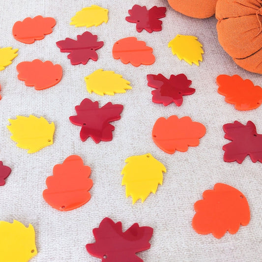 Gratitude Ornaments: Acrylic Leaves