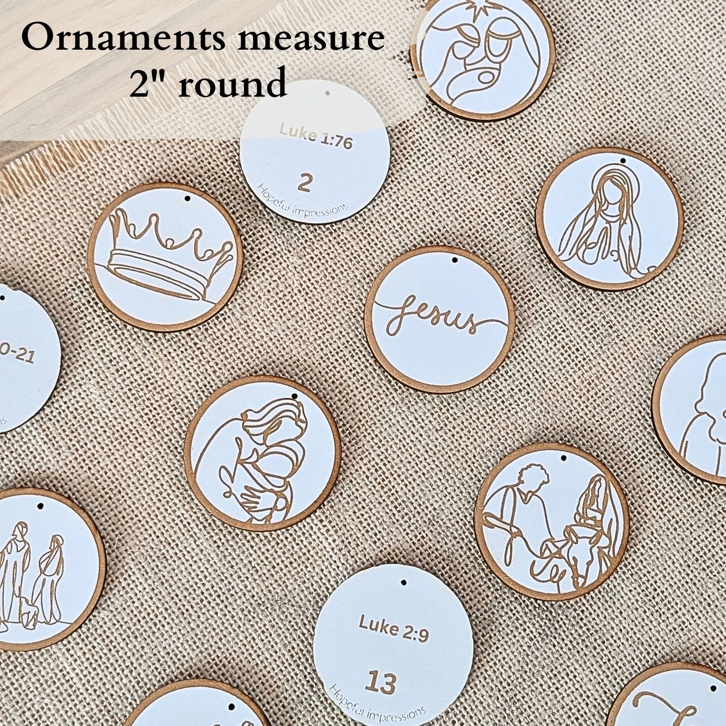 Christmas Advent Tree Set