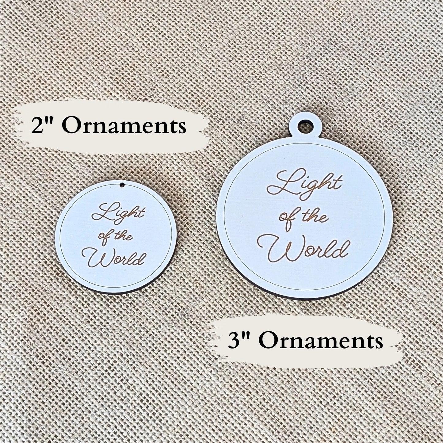 Names of Jesus Ornaments Set