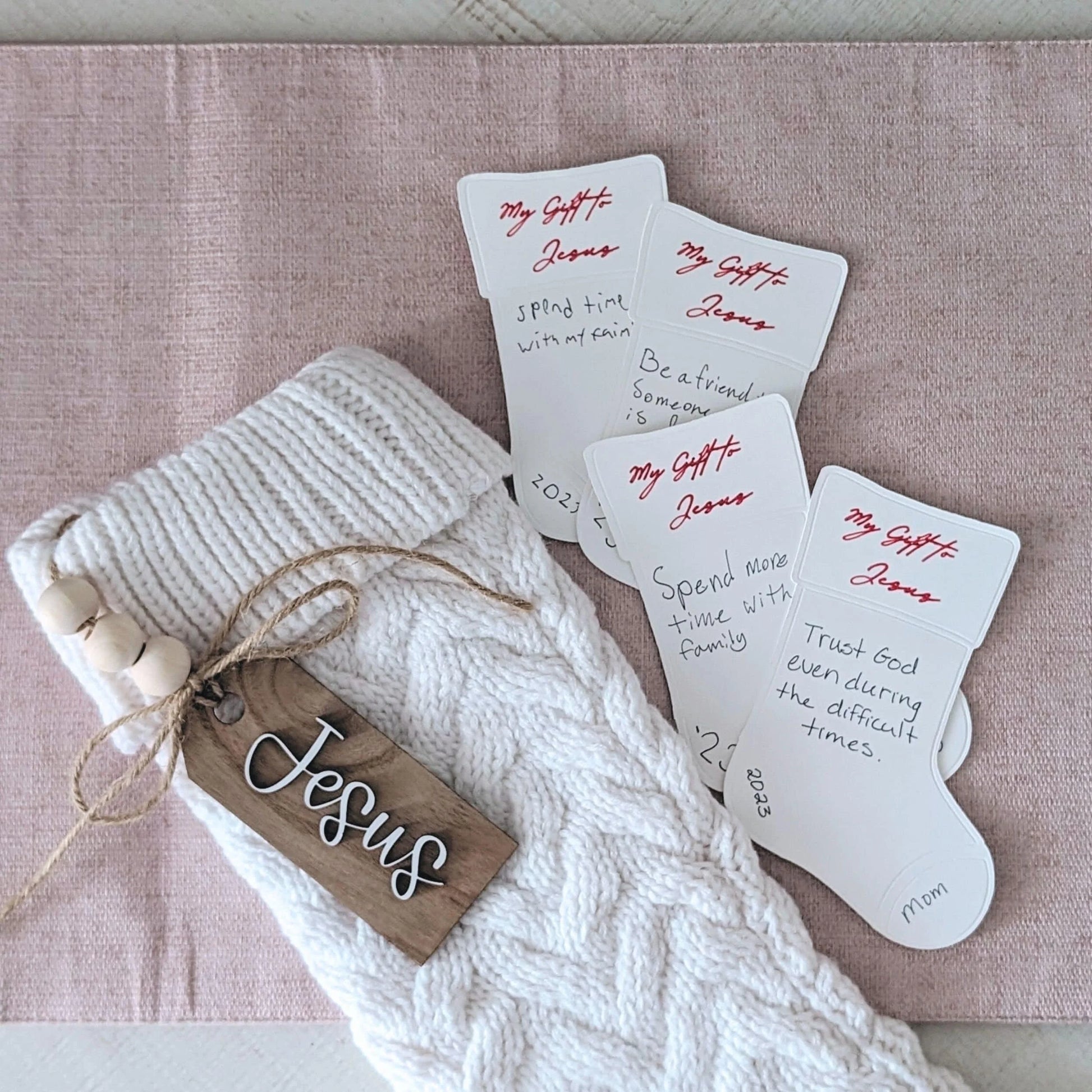 Jesus Stocking, My Gift to Jesus